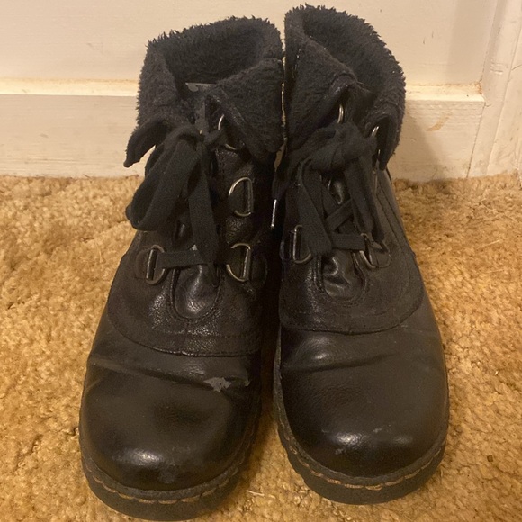 💫 Kim Roger’s Black Lace Up Ankle Boots - Picture 2 of 15